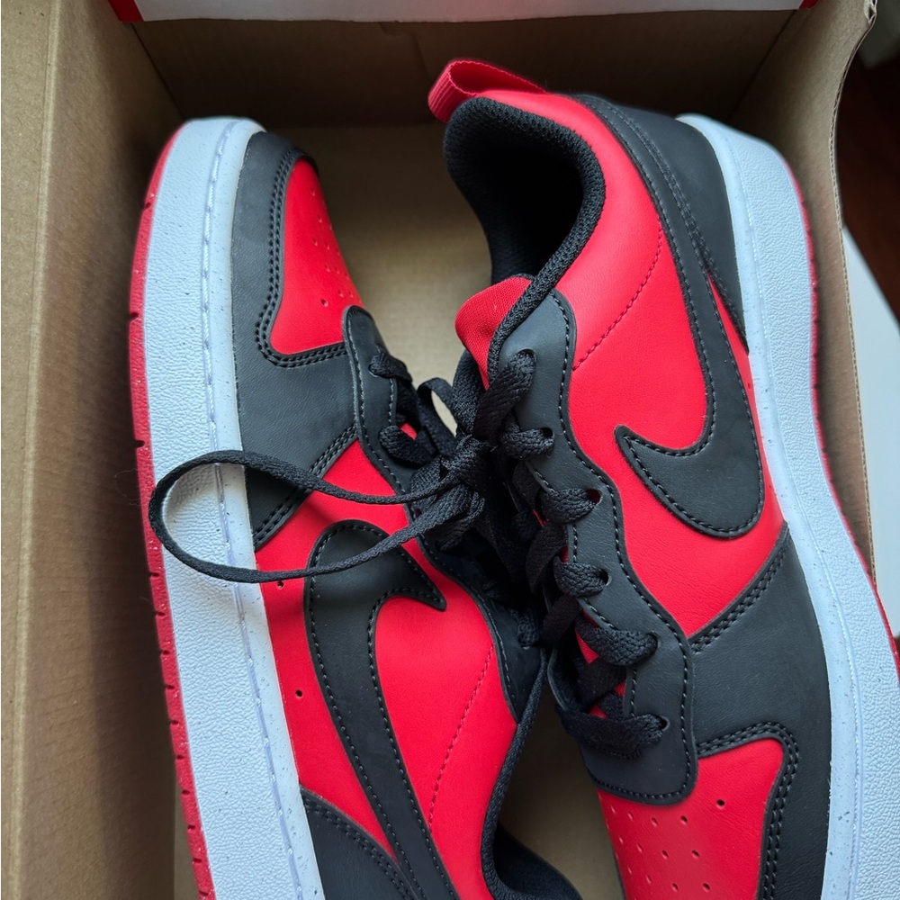 Nike University Red and Black Sneakers